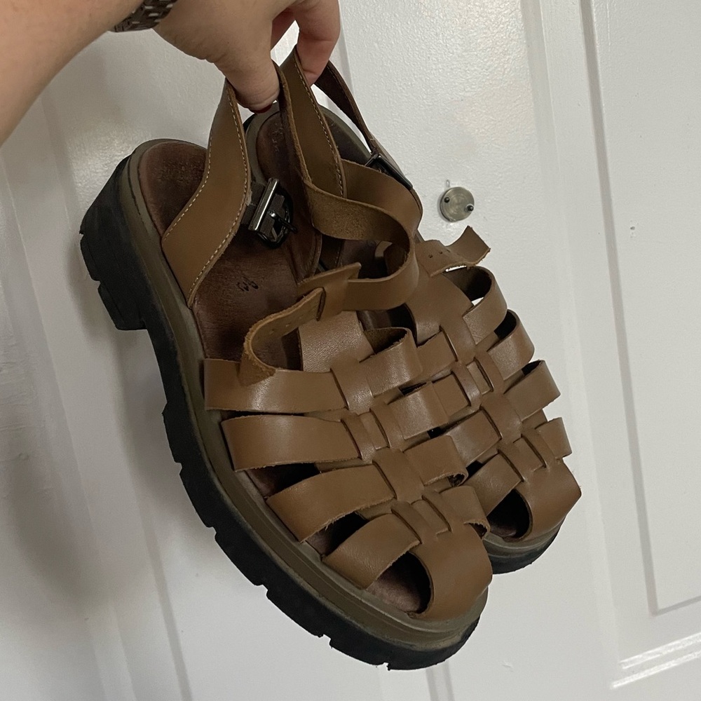 Free People Delaney Fisherman Sandal Size 7.5/38